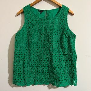 Talbots Eyelet Tank Top